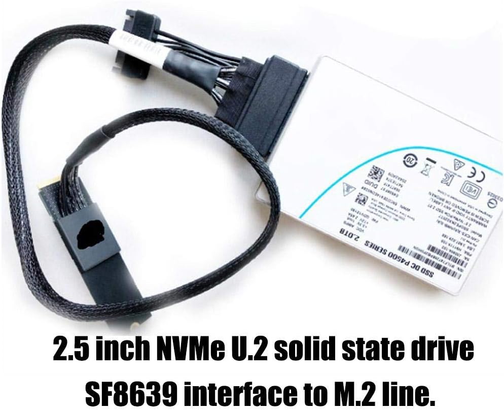 U.2 to M.2 Cable SF-8639 for 2.5 Inch NVMe Solid State Drive G711486