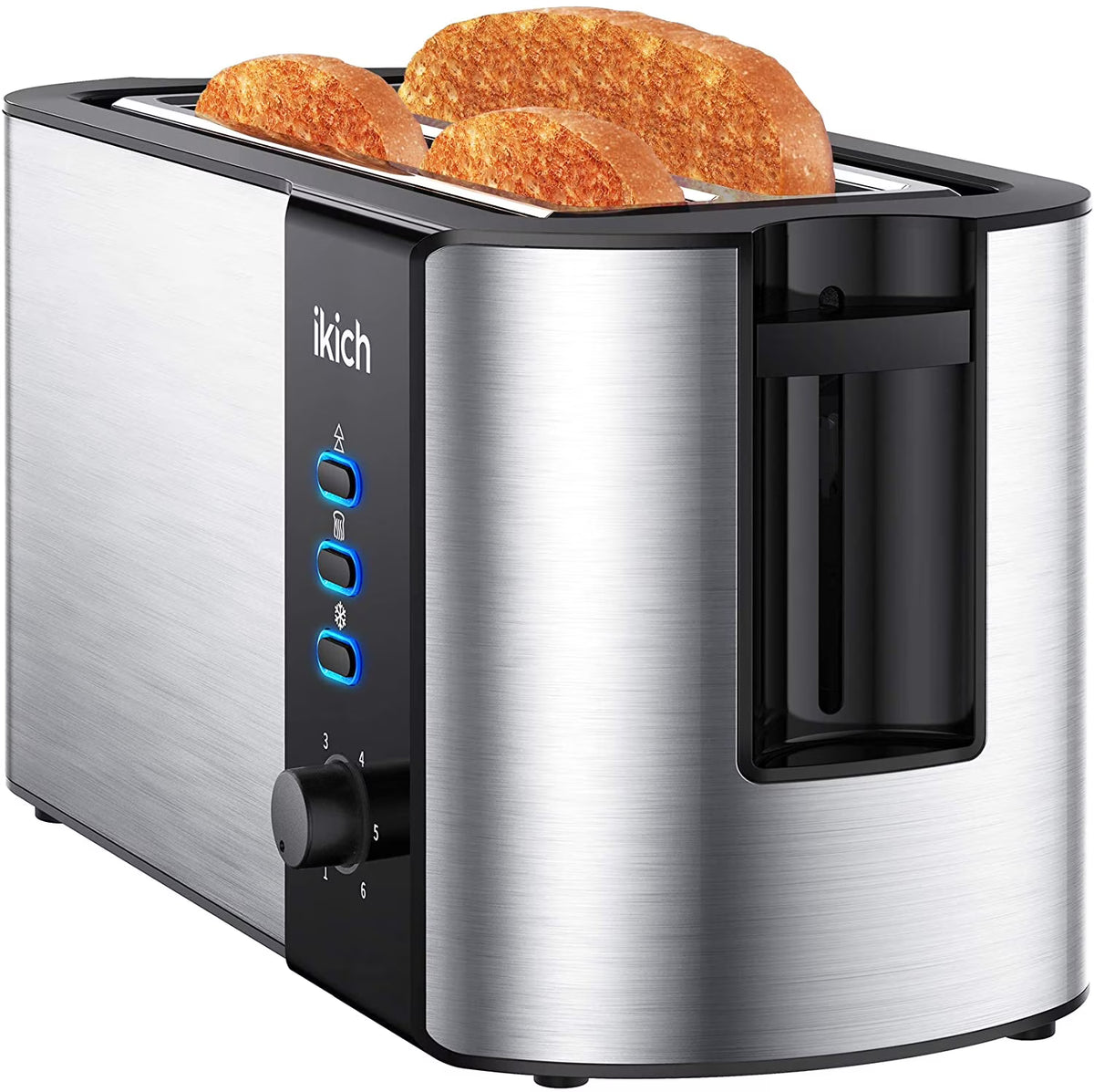 4-Slice Stainless Steel Toaster with Removable Crumb Tray F24210
