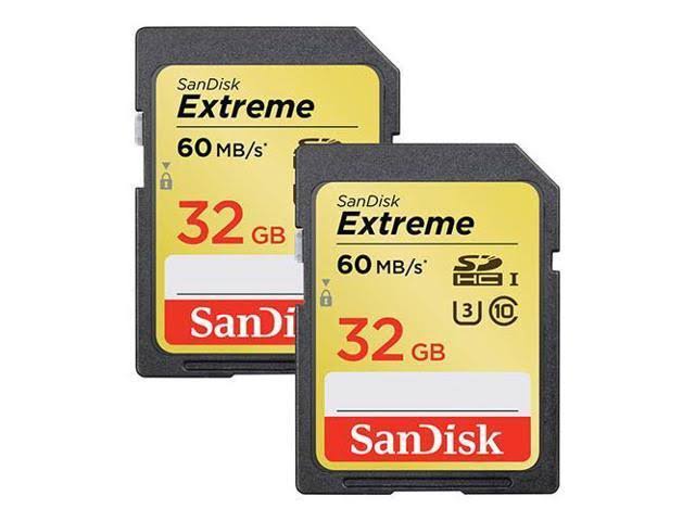 32 GB SDHC Memory Card UHS-3 Pack of 2 L631331