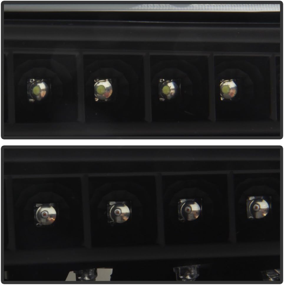 Black 1999-2006 GMC Sierra Yukon XL Headlights LED Parking Bumper Signal Lights N87906