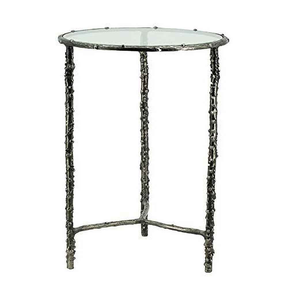 Silver Set of 2 Side Table S174537