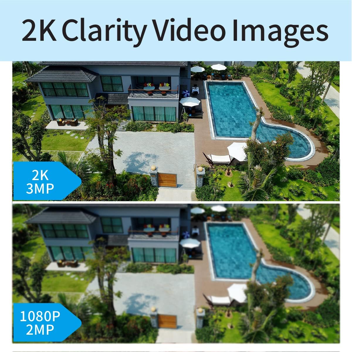 Wireless Security Camera System with 8CH NVR and 4 3MP Outdoor Bullet Cameras F4365