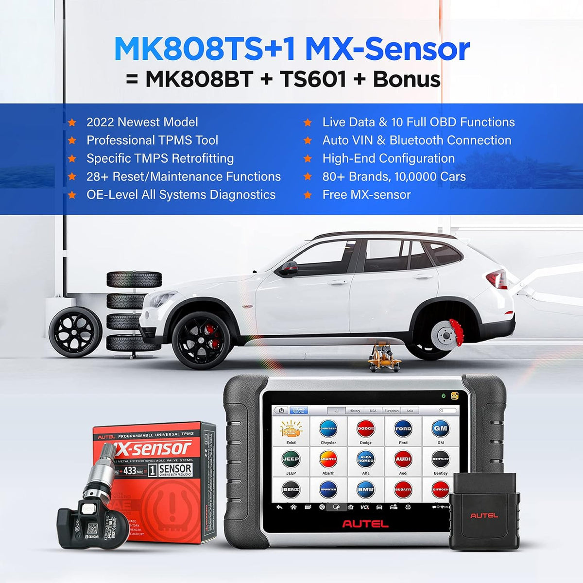 TPMS Scan Tool with 28+ Service Functions C77662