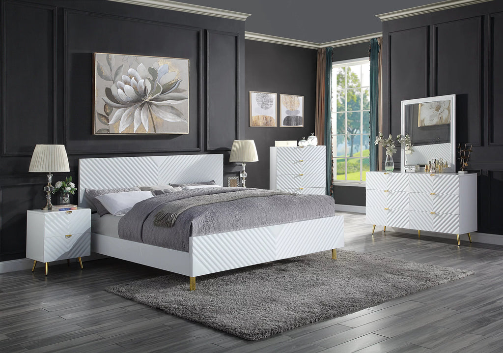 White Nightstand F42308