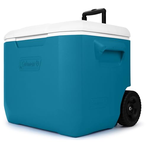 60qt Insulated Rolling Cooler with Wheels V7149