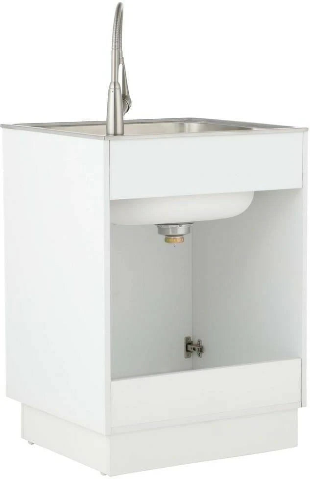 Stainless Steel Countertop Laundry Utility Sink and Cabinet B146