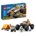 4x4 Off-Roader Building Toy with Monster Truck Style Car and Mountain Bikes O5300