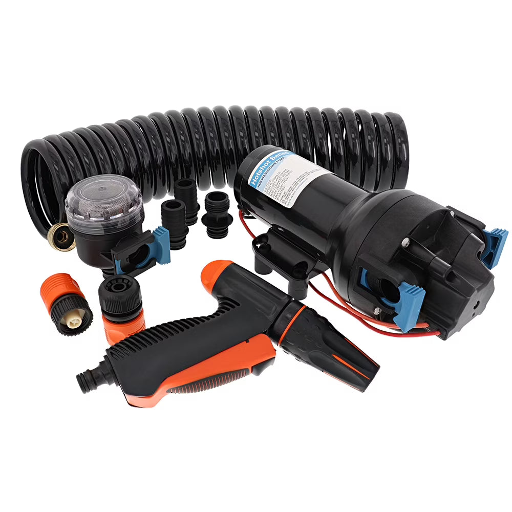 12V Washdown Pump Kit with Hose S2107
