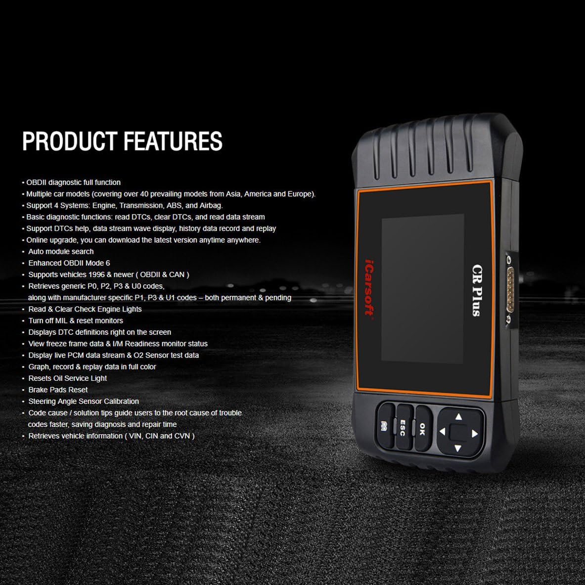 professional universal OBD2 diagnostic scanner C4600