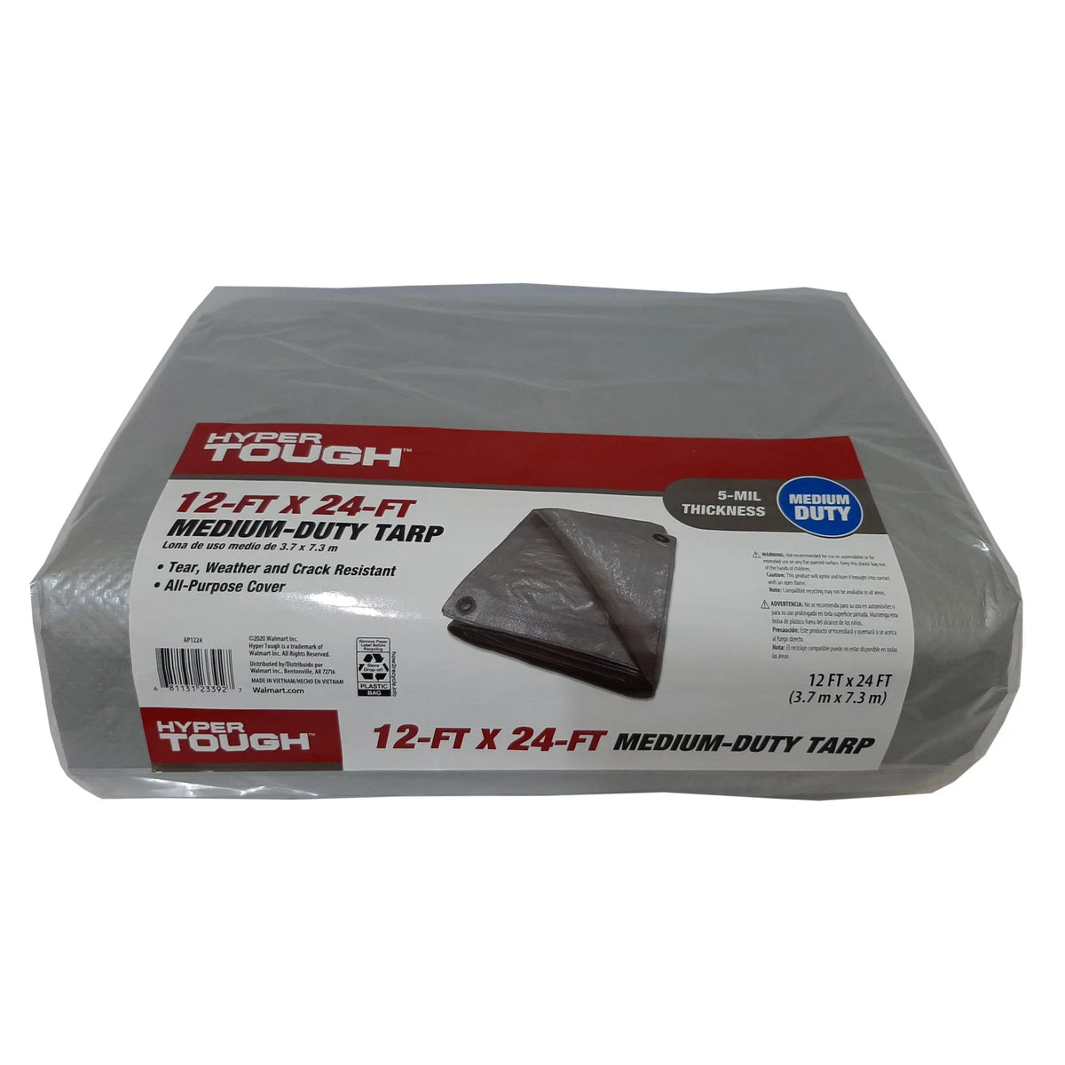 Weather Resistant 12 x 24' Polyethylene Tarp K2610