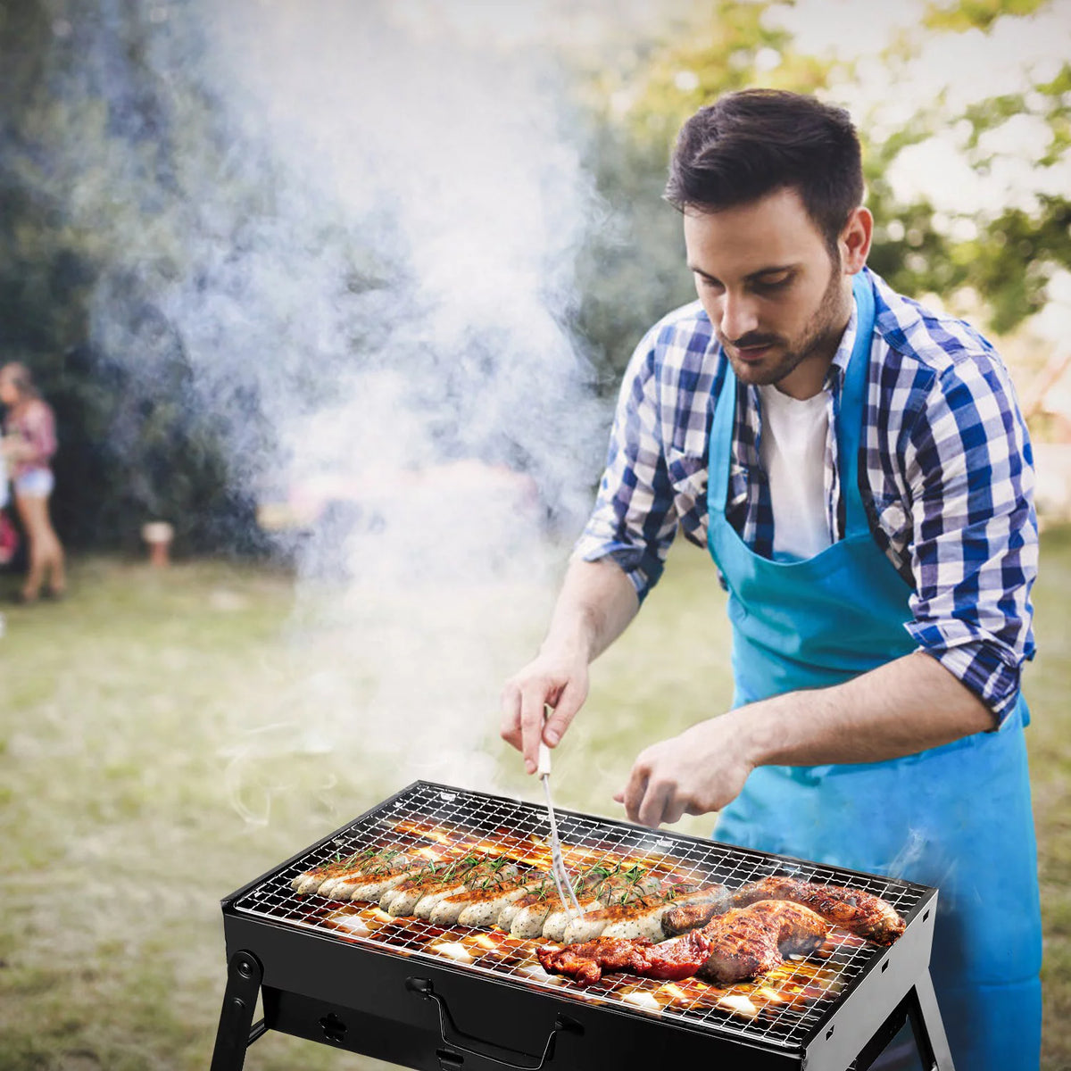 Portable Charcoal BBQ Grill O94932