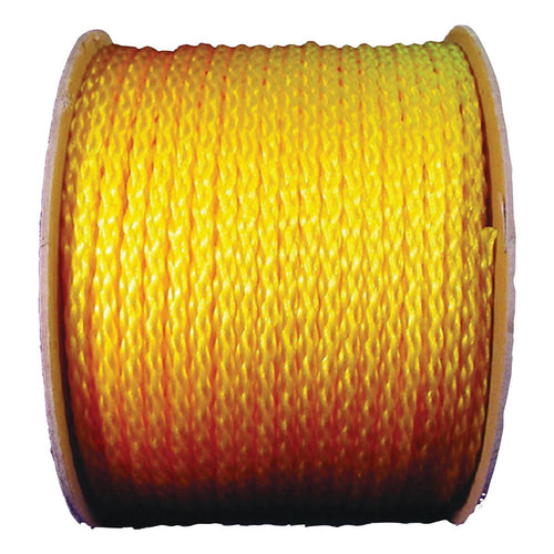 1/4x22 x 1000& Yellow Braided Rope N60043