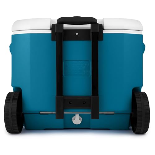 60qt Insulated Rolling Cooler with Wheels V7149