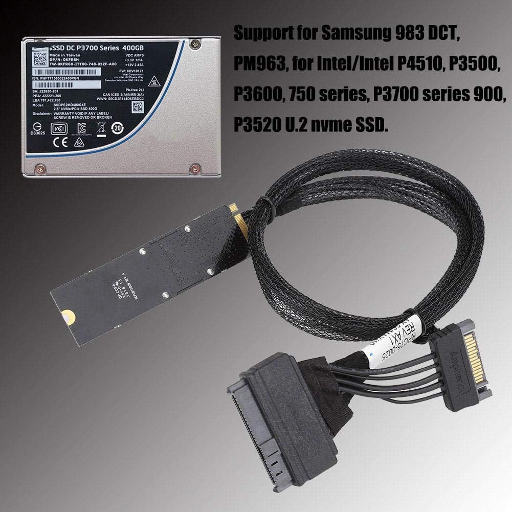 U.2 to M.2 Cable SF-8639 for 2.5 Inch NVMe Solid State Drive G711486