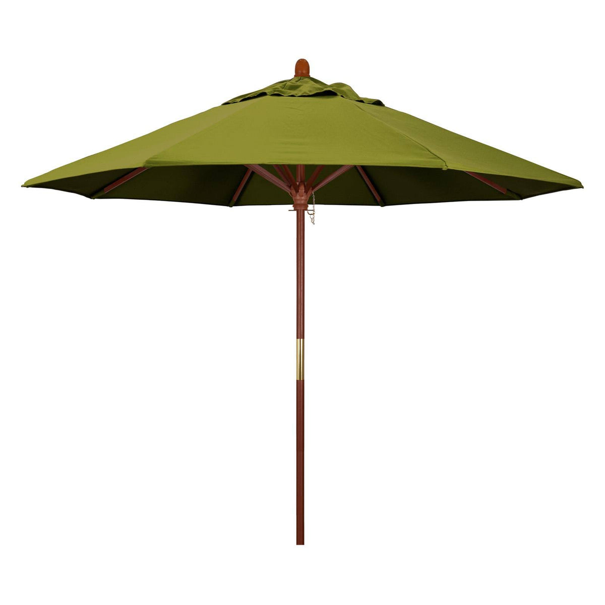 9 ft. Olefin Wood Market Umbrella G310047