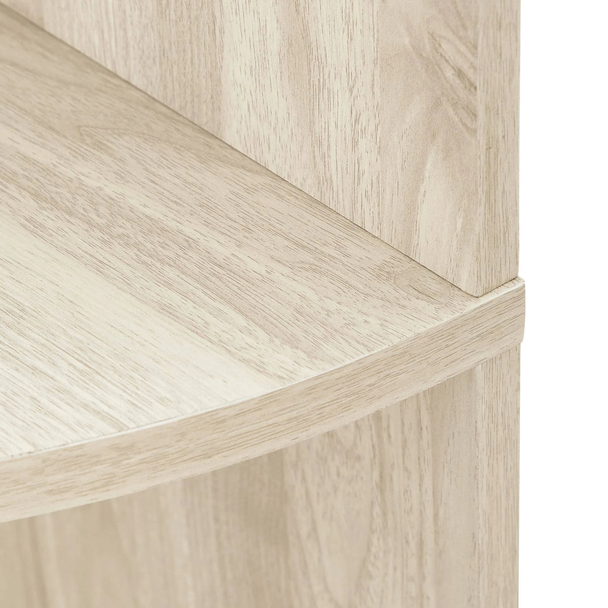 68-inch Curved Front Corner Bookshelf B8877