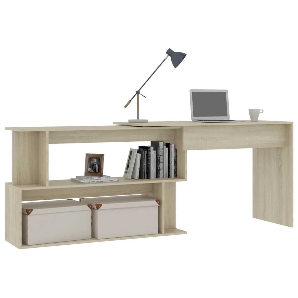 Corner Desk Sonoma Oak Engineered Wood U60246