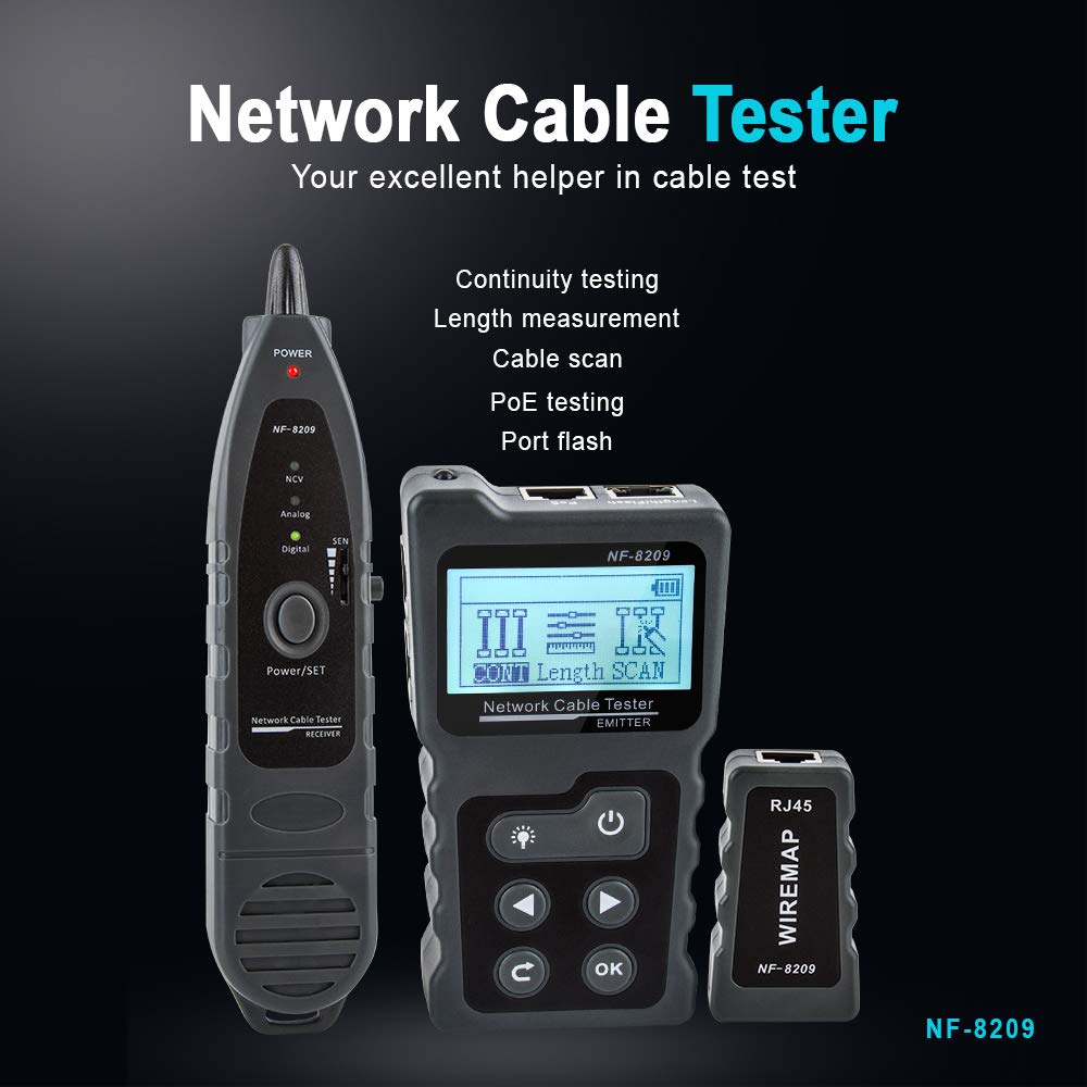 Network Cable Tester CAT5 CAT6 Wire Tracker C5238
