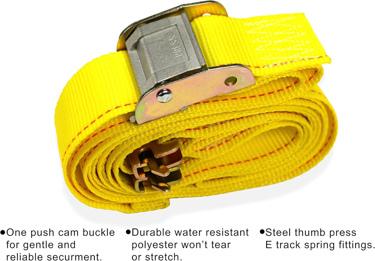 10 Tie-Down Straps, 2 x 12' Cam Buckle Straps P530443