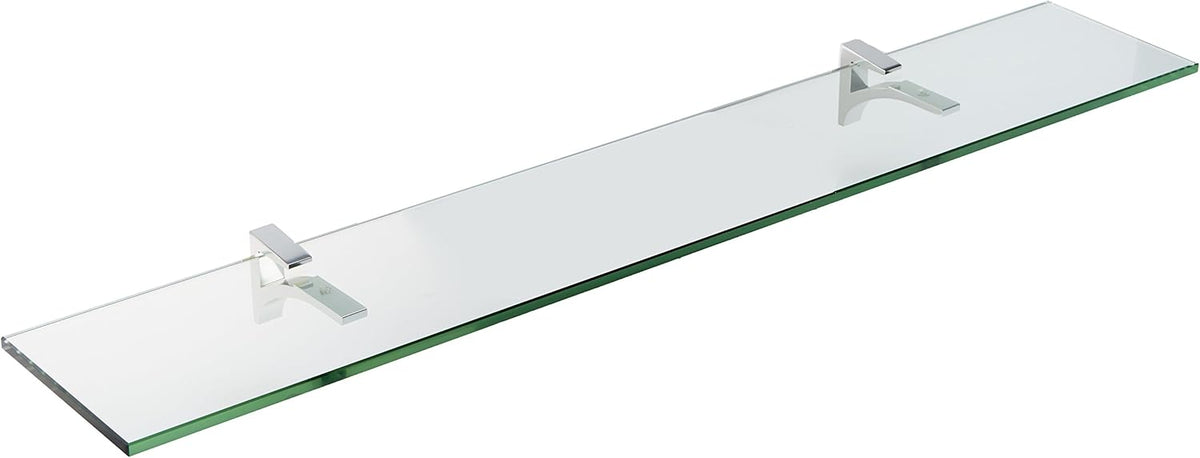 Glass Cardinal Glass Shelf, Chrome, 12 x 36 X602