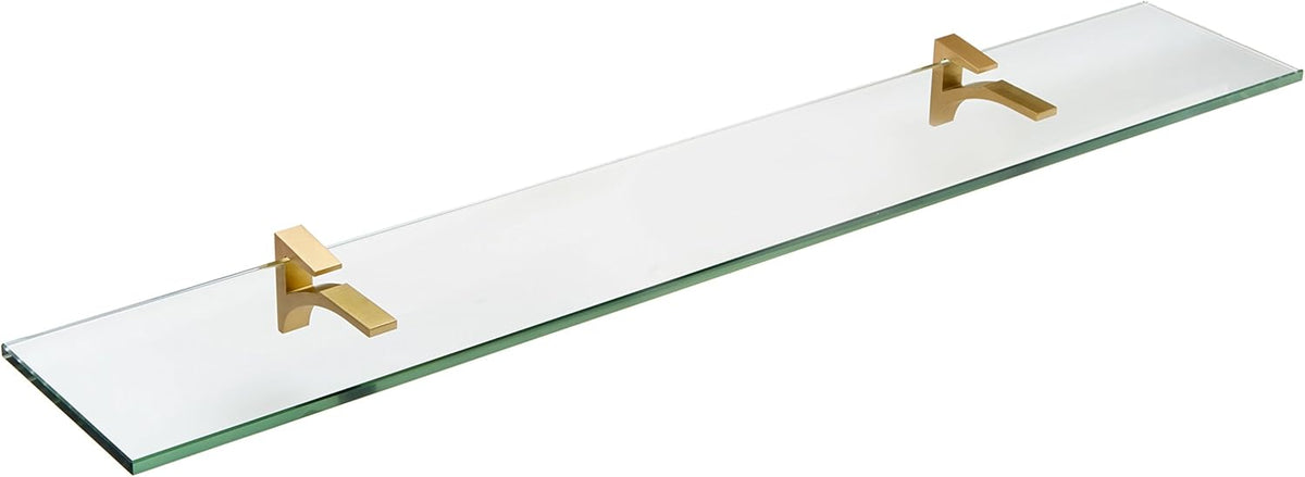 Glass Cardinal Glass Shelf, Chrome, 12 x 36 X602