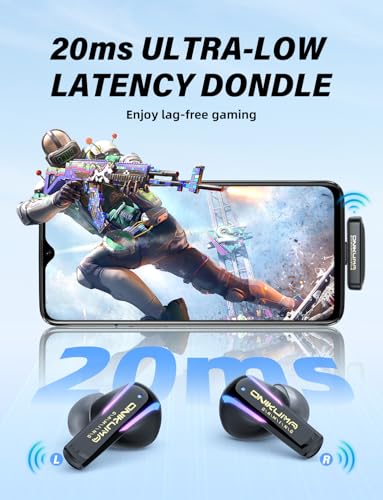 2.4G Wireless Gaming Earbuds with ENC Mic M84494