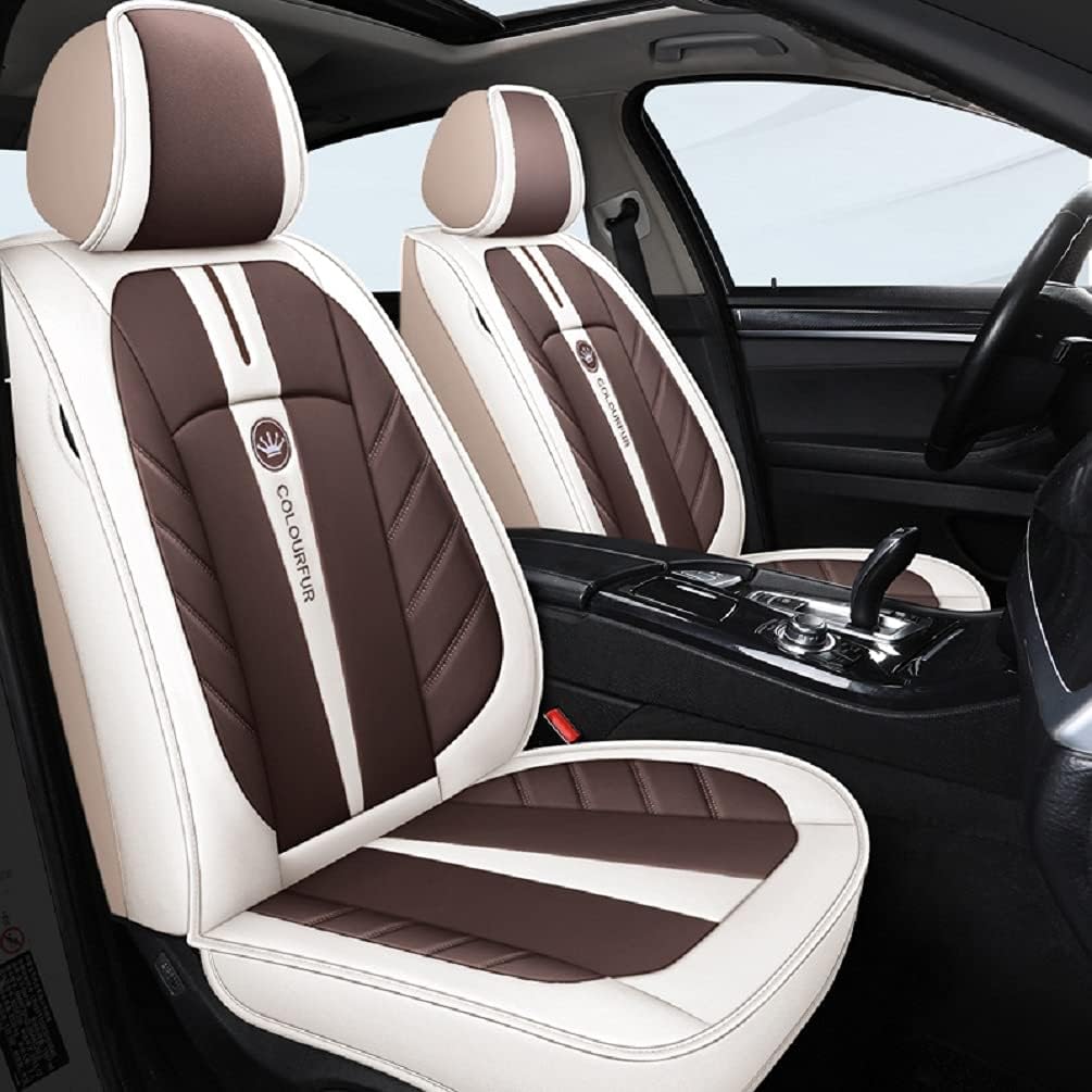 PU Breathable Leather Car Seat Cover 5-Seater I799