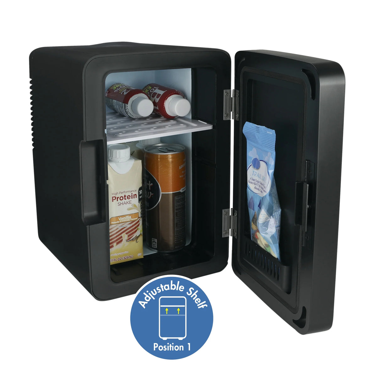 Black 6L Capacity Beverage Refrigerator Z9084