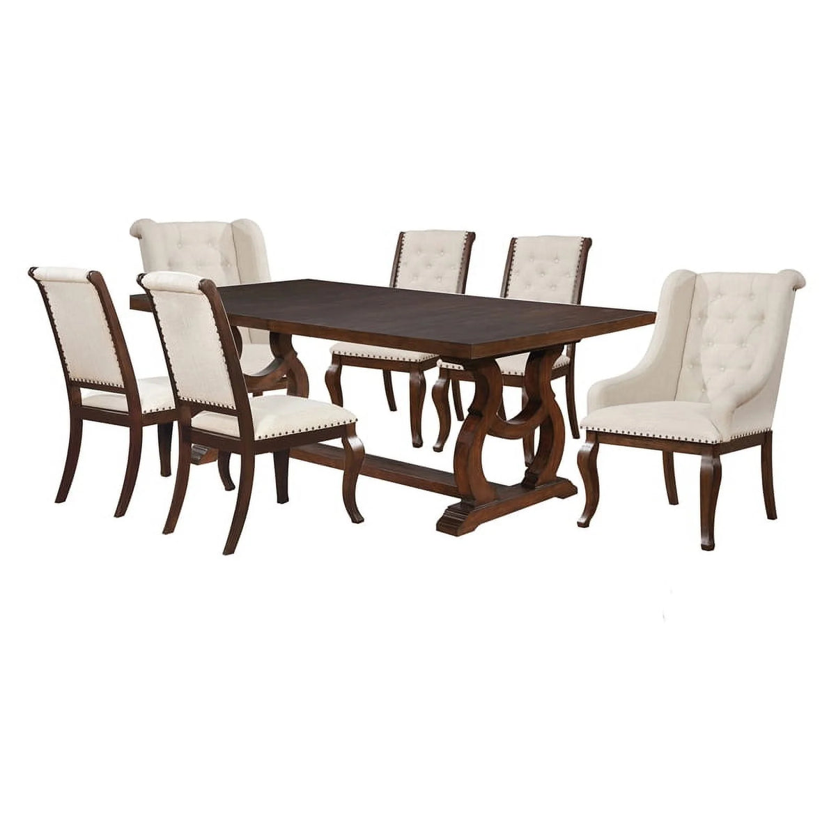 Rectangular Trestle Dining Set J138