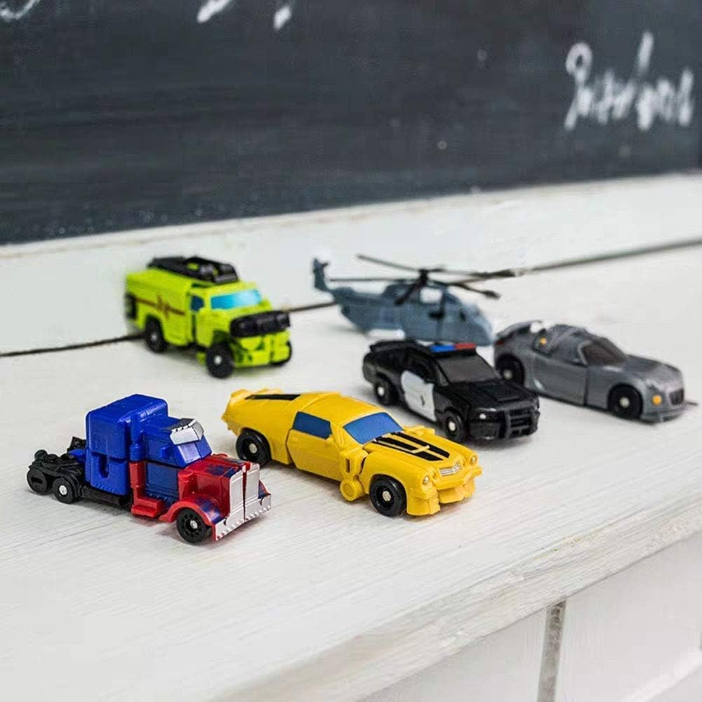 6 PCS Deformation Robot Toys Q92336
