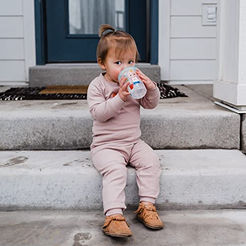 8 Count 10 Oz Toddler Sippy Cups with Snap On Lids M672