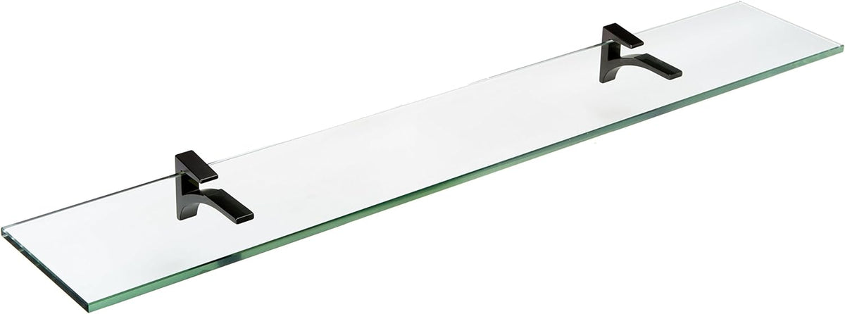 Glass Cardinal Glass Shelf, Chrome, 12 x 36 X602