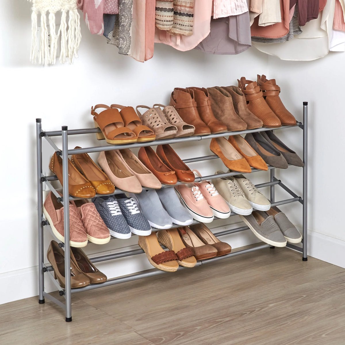 4-Tier Expandable Shoe Rack O2185