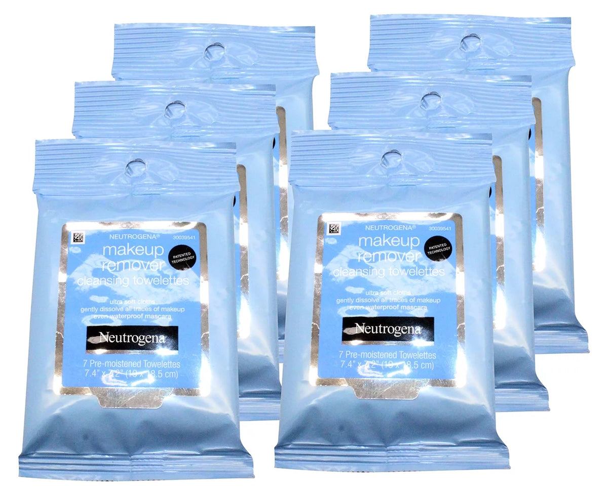 Make-Up Remover Cleansing Towelettes 7 Count Pack of 6 S425407