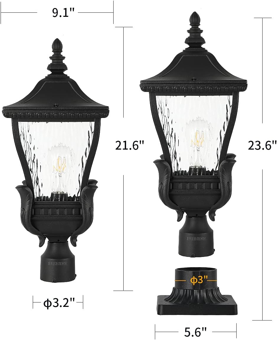 Vintage IP65 Waterproof Outdoor Post Light X7095