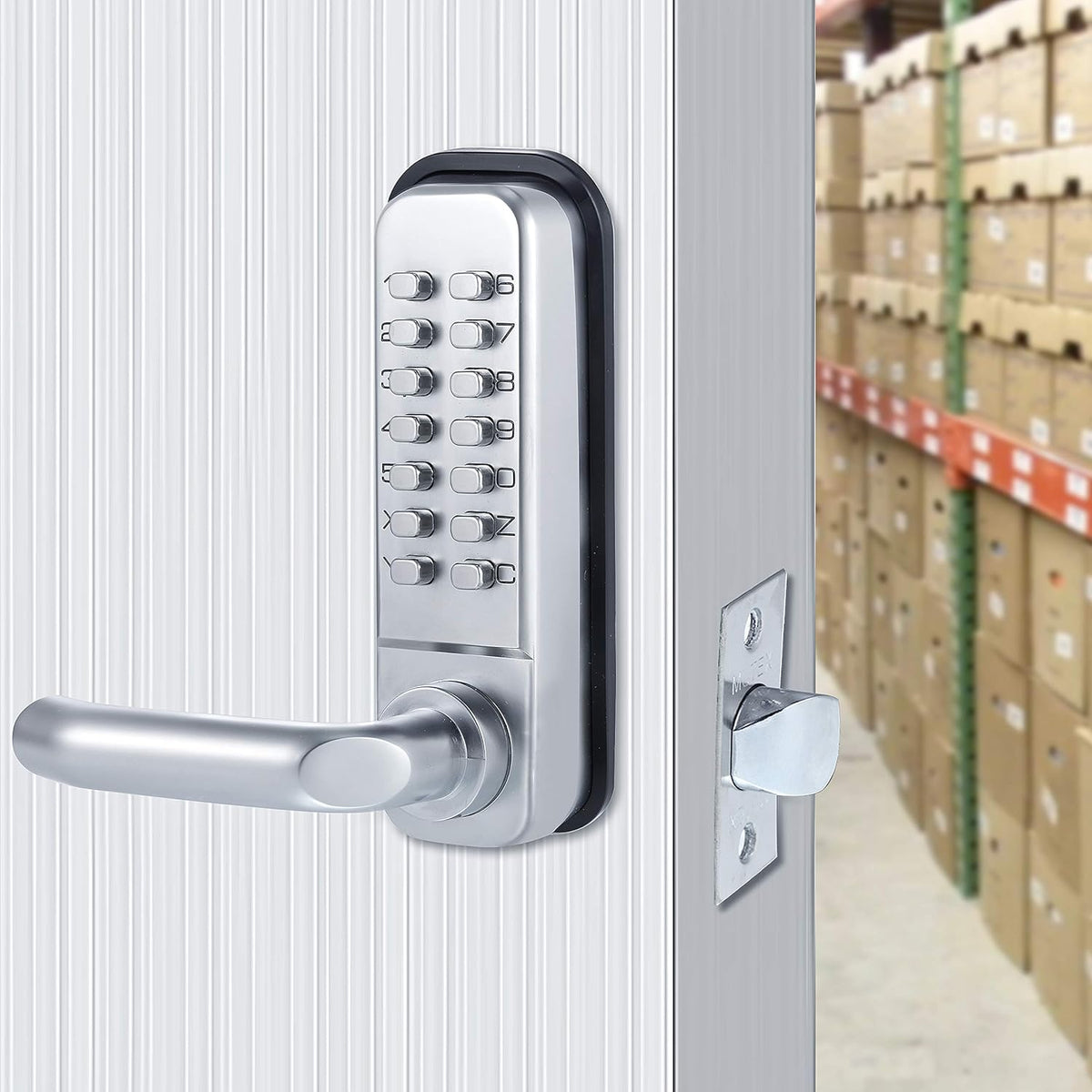 14 Digit Keypad Mechanical Door Lock Lever Set H11047