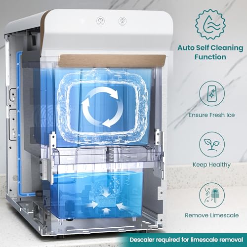 White Countertop Nugget Ice Maker T708284