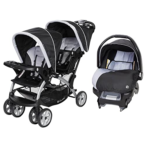 Stormy Double Stroller and Infant Car Seat Travel System, 2 Pc Set V467430