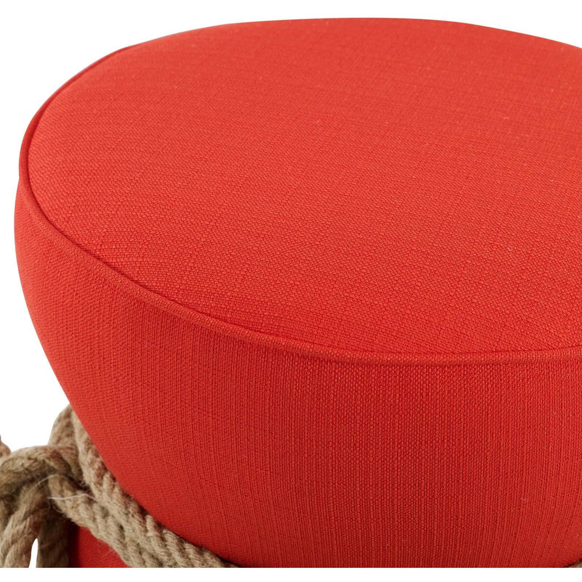 Red Fabric Ottoman C298797