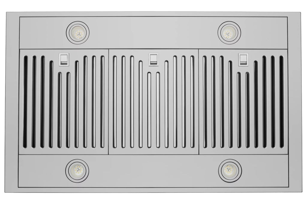 36" Island Range Hood with Baffle Filters H5830