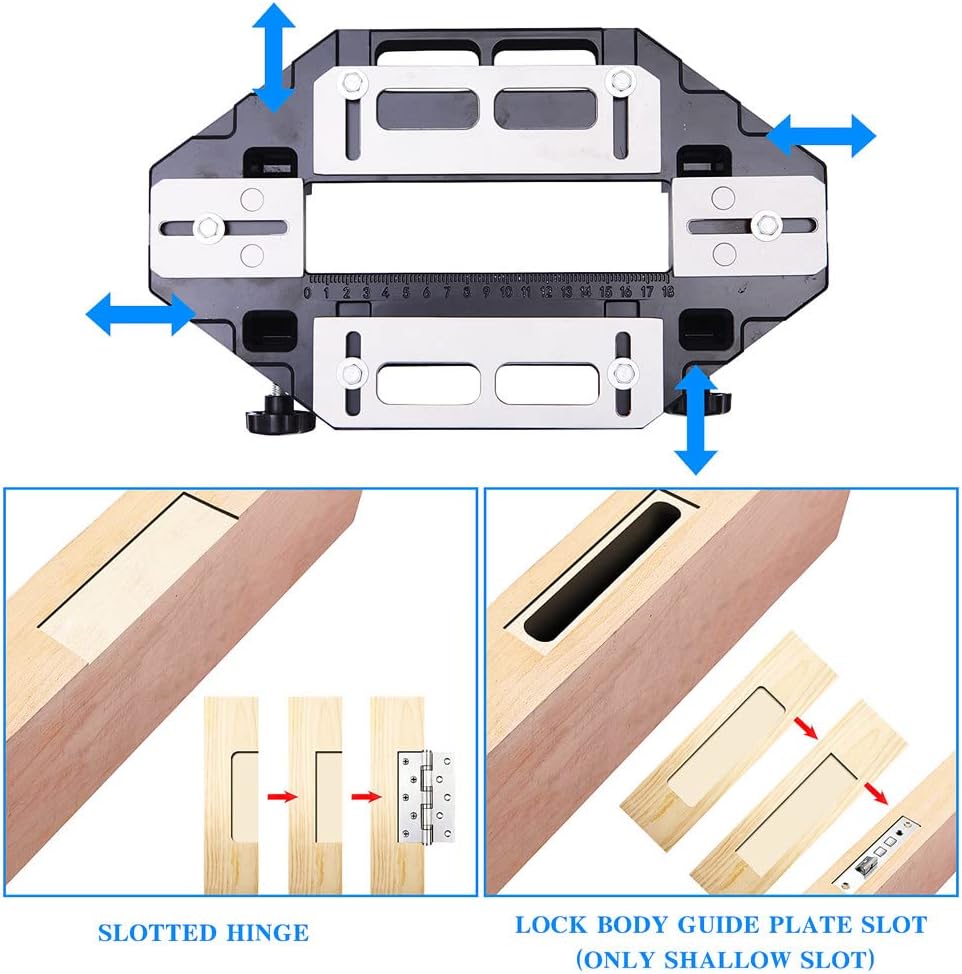 Door Hinge Template Jig Installation Kit N584844