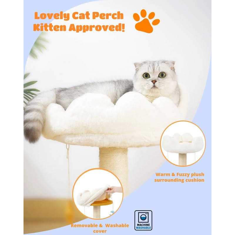 Cat Scratching Post with Bed Cat Tree Tower Y364