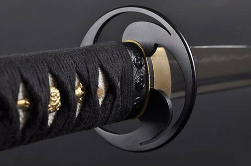 1045 Carbon Steel Hand Forged Clay Tempered Full Tang Samurai Katana L802416