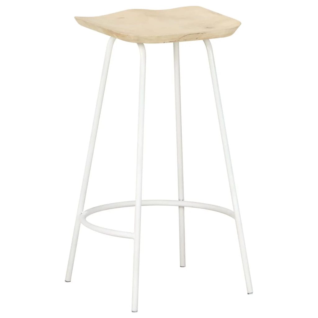 Solid Mango Wood Bar Stools 2 pcs R930