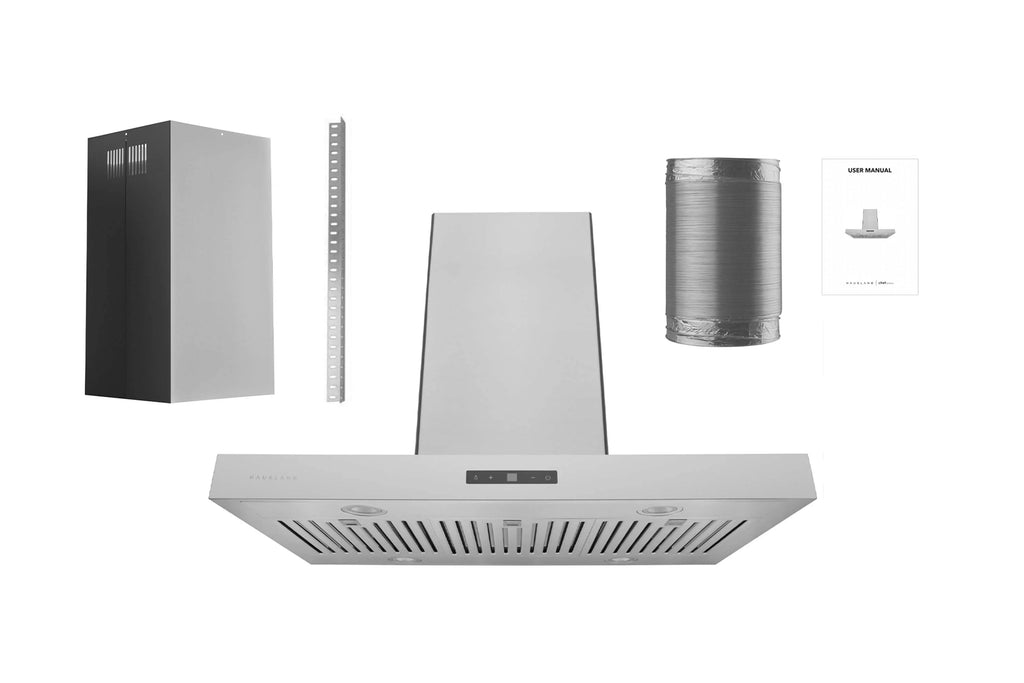 36" Island Range Hood with Baffle Filters H5830