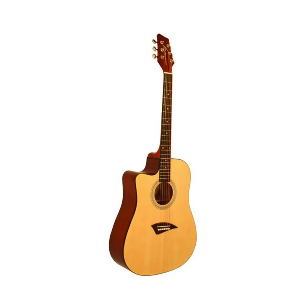 Left Handed Acoustic Dreadnought Cutaway Guitar P168