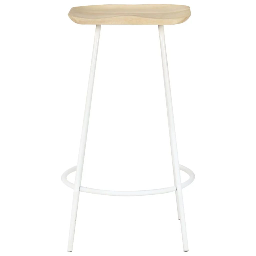 Solid Mango Wood Bar Stools 2 pcs R930