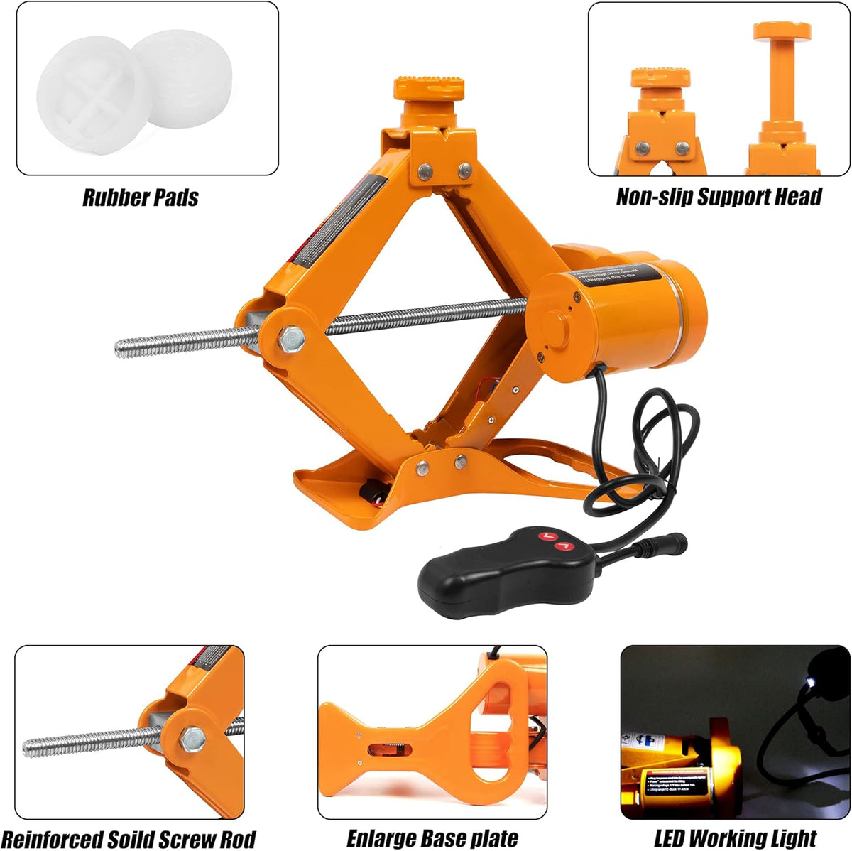 3 Ton Electric Car Jack with Electric Wrench C152