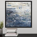 Painting on Canvas Highland Dunes Black Floater Frame N189