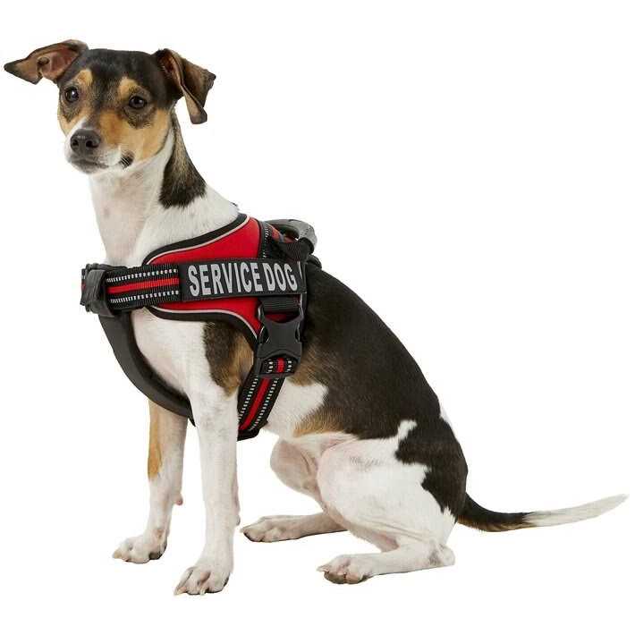 Service Dog Vest Harness with Reflective Patches and Handle P6867